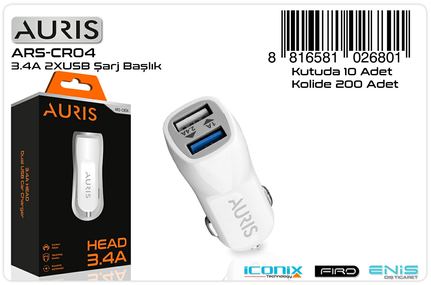 Auris CR04 3.4A Oto Kafa